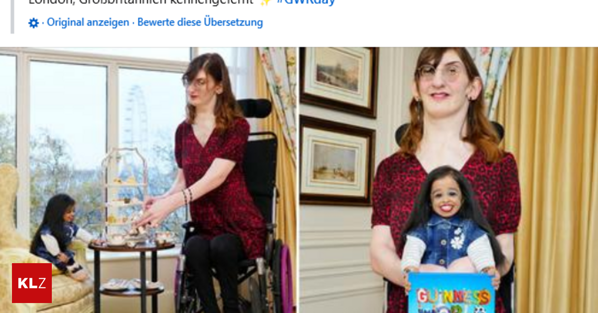 Wie Groß Ist Die Größte Frau Der Welt www.kleinezeitung.at
